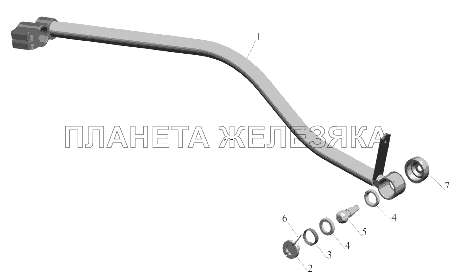 Хвостовик МАЗ-6303A3, 6303A5